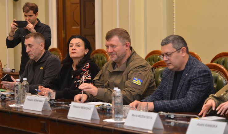 Перший заступник Голови Верховної Ради України Олександр Корнієнко зустрівся з делегацією депутатів парламентів держав-членів Європейського Союзу